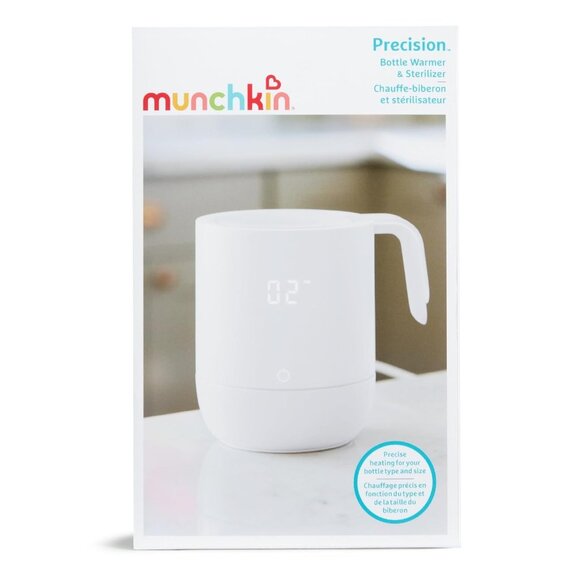Munchkin Precision Baby Bottle Warmer For Breastmilk Formula Sterilizer - Picture 1 of 8